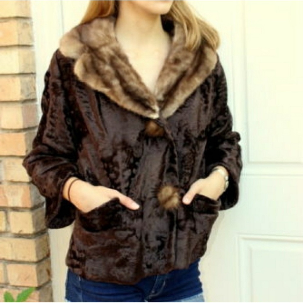 VTG Jacket Mink Trim